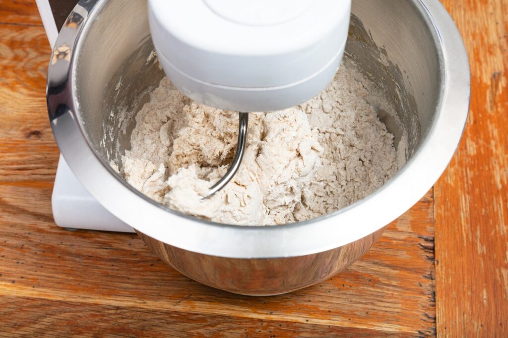 kitchen processor kneads dough